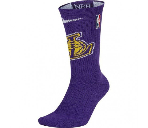 Nike Elite Crew NBA Los Angeles Lakers - Баскетбольні Шкарпетки