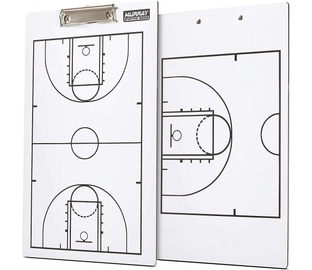 Murray Dry Erase Double-Sided Basketball Coaches Clipboard - Баскетбольна Дошка для Тренера