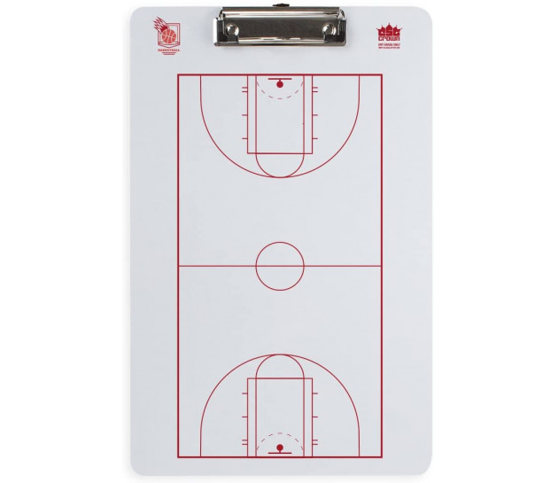 Crown Dry Erase Basketball Coaching Clipboard - Баскетбольна Дошка для Тренера